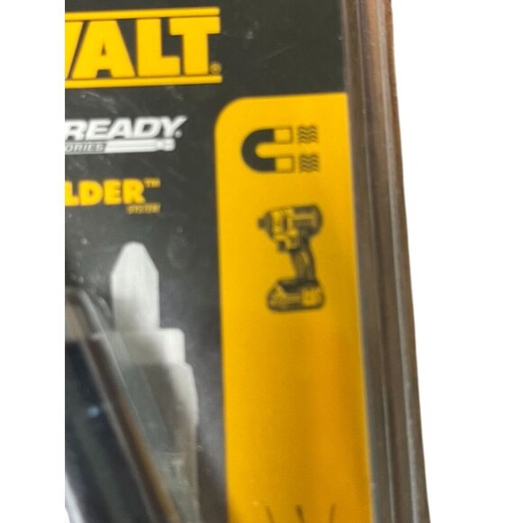 Dewalt Power Tool Impact Bit Holder Pivoting Metal Home Garage Magnetic - Picture 2 of 9